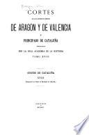 Cortes de los antiguos reinos de Aragón y de Valencia y principado de Cataluña