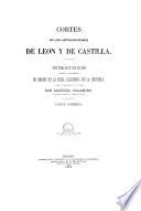 Cortes de los antiguos reinos de Leon y de Castilla