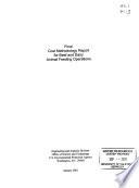 Cost Methodology Report for Beef and Dairy Animal Feeding Operations