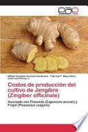 Costos de producción del cultivo de Jengibre (Zingiber officinale)