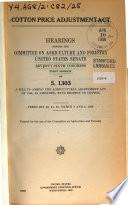 Cotton Price Adjustment Act
