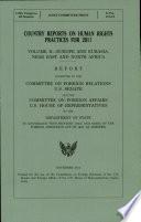 Country Reports on Human Rights Practices