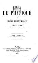 Cours de physique de l'École polytechnique