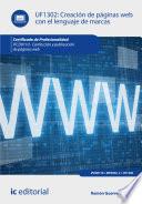 Creación de páginas web con el lenguaje de marcas. IFCD0110
