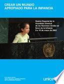 Crear un mundo apropiado para la infancia