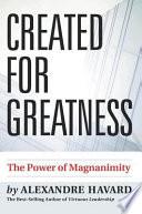 Created for Greatness