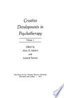 Creative Developments in Psychotherapy