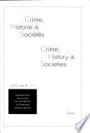 Crime, Histoire & Société