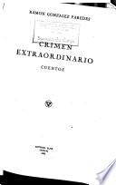Crimen extraordinario