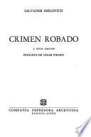 Crimen robado