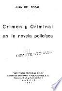 Crimen y criminal en la novela policíaca