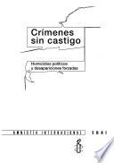 Crímenes sin castigo