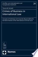 Crimes of Business in International Law