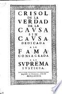 Crisol de la verdad de la causa sin causa