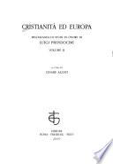 Cristianità ed Europa