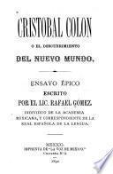 Cristobal Colon o el descubrimiento del nuevo mundo