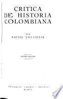 Critica de historia colombiana
