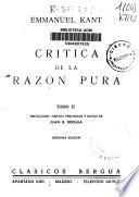 Crítica de la razón pura