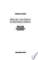 Critica de la vida cotidiana en comunidades campesinas