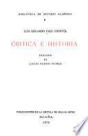 Crítica e historia