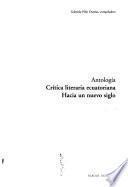 Crítica literaria ecuatoriana, hacia un nuevo siglo
