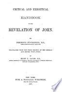 Critical and Exegetical Commentary on the New Testament