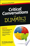 Critical Conversations For Dummies