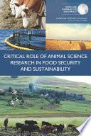 Critical Role of Animal Science Research in Food Security and Sustainability