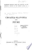 Croatia-Slavonia and Fiume