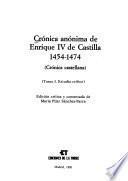 Crónica anónima de Enrique IV de Castilla
