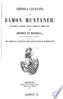 Crónica catalana de Ramon Muntaner