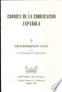Crónica de la codificación española