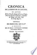 Cronica de la Orden de Alcantara