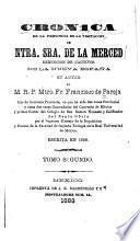 Crónica de la provincia de la Visitación de Ntra. Sra. de la Merced redención de cautivos de la Nueva España