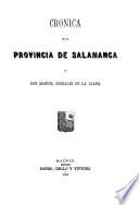 Cronica de la provincia de Salamanca