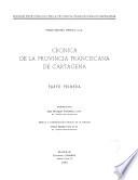 Crónica de la provincia franciscana de Cartagena