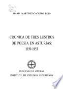 Crónica de tres lustros de poesía en Asturias, 1939-1953