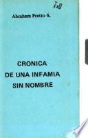 Crónica de una infamia sin nombre