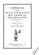 Crónica del halconero de Juan II, Pedro Carrillo de Huete (hasta ahora inédita)