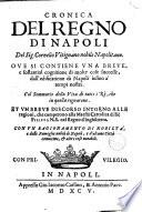 Cronica del Regno di Napoli