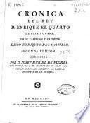 Crónica del rey D. Enrique el Quarto de este nombre