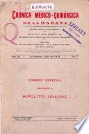 Cronica médico-quirúrgica de la Habana