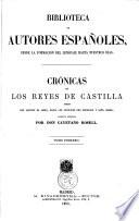 Cronicas de los Reyes de Castilla