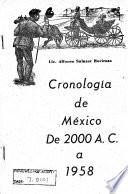 Cronologia de México de 2000 A.C. a 1958