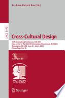 Cross-Cultural Design