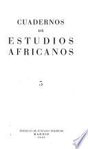 Cuadernos africanos y orientales