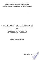 Cuadernos bibliográficos de hacienda publica