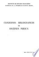 Cuadernos Bibliográficos de Hacienda Publica