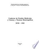 Cuadernos de estudios medievales y ciencias y técnicas historiográficas