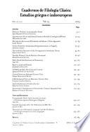 Cuadernos de filología clásica